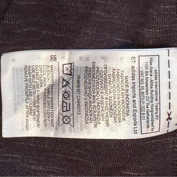 Adidas Heartbreaker Asymmetrical Track Jacket Charcoal‎ Grey Gray Large - Picture 9 of 11